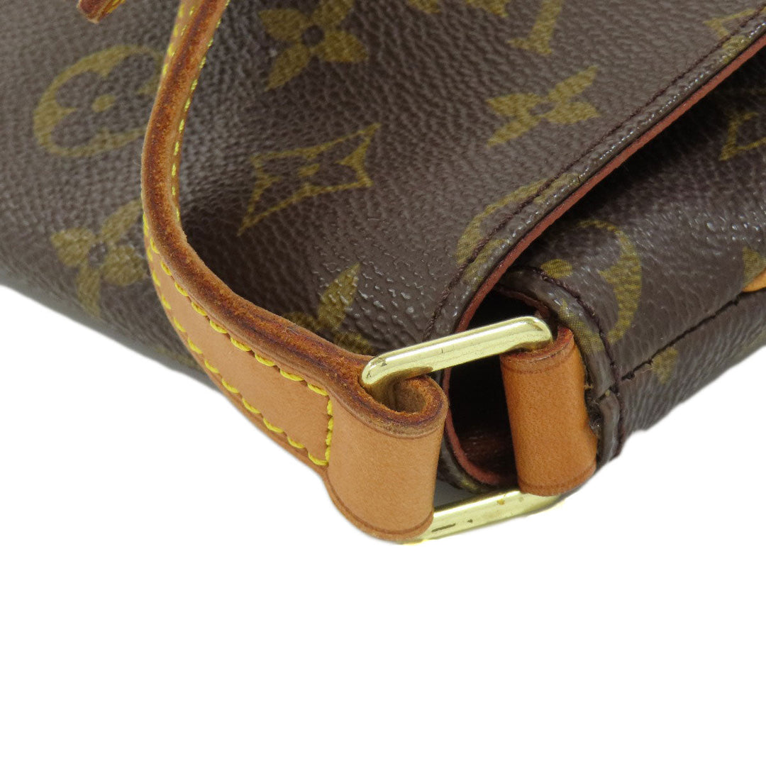 LOUIS VUITTON Shoulder Bag M51257 Monogram canvas Brown Musette tango short Women Used Authentic