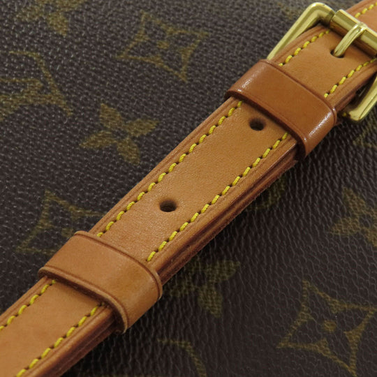 LOUIS VUITTON Shoulder Bag M51257 Monogram canvas Brown Musette tango short Women Used Authentic