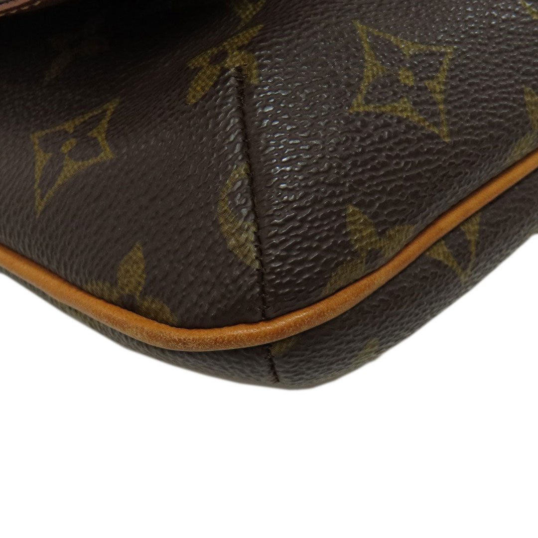 LOUIS VUITTON Shoulder Bag M51257 Monogram canvas Brown Musette tango short Women Used Authentic