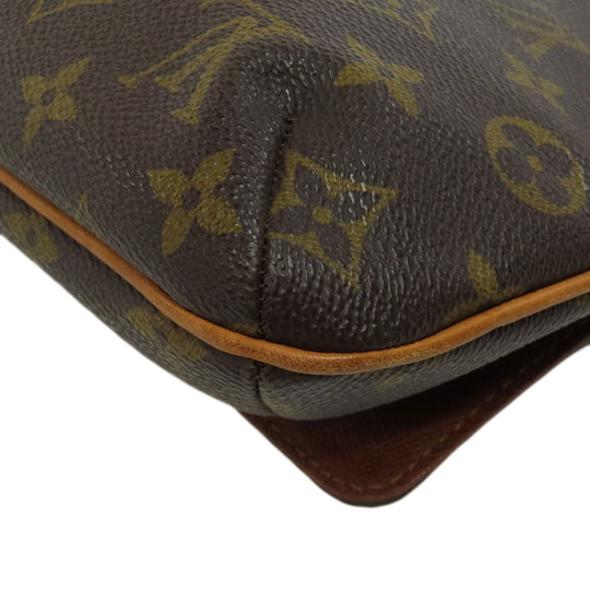 LOUIS VUITTON Shoulder Bag M51257 Monogram canvas Brown Musette tango short Women Used Authentic