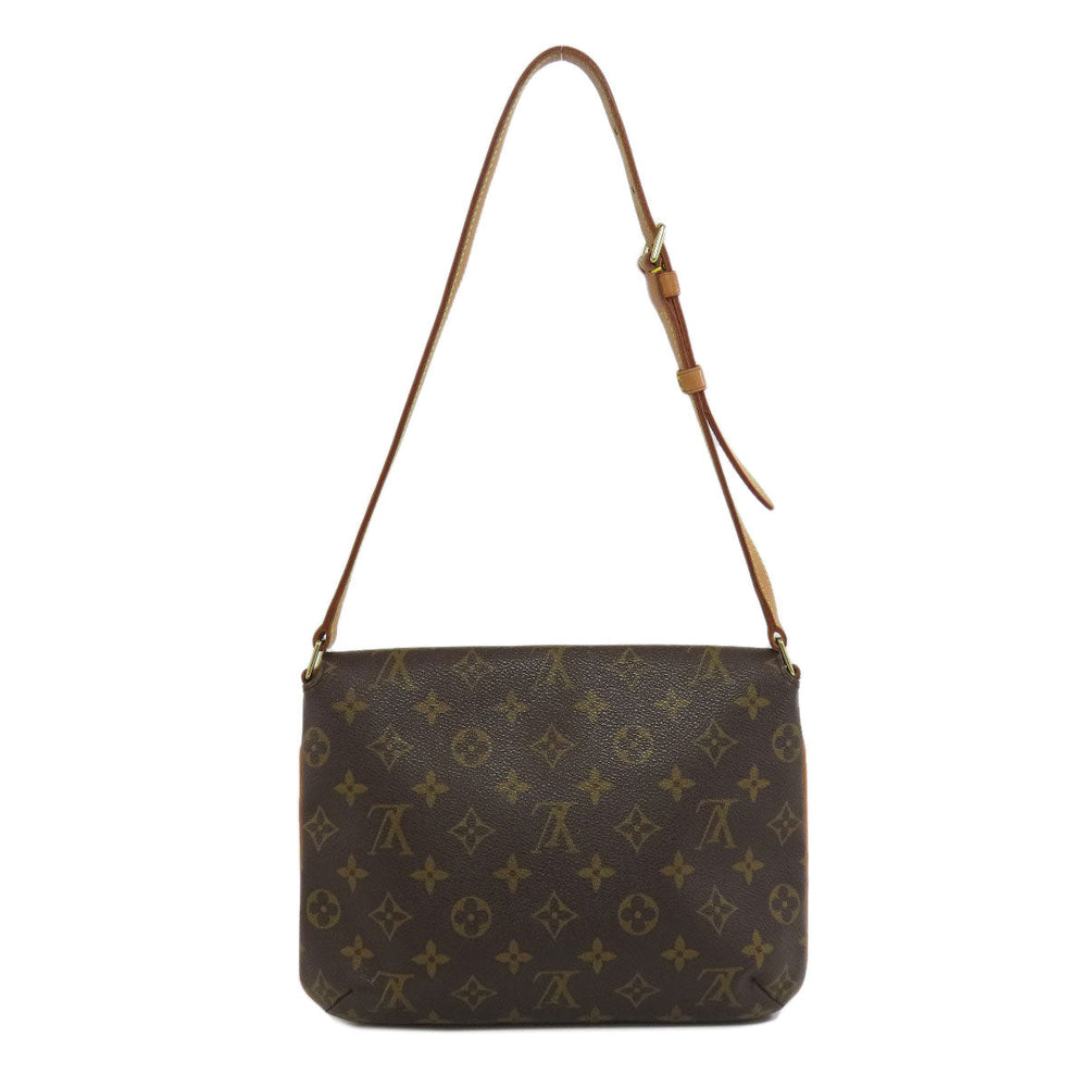 LOUIS VUITTON Shoulder Bag M51257 Monogram canvas Brown Musette tango short Women Used Authentic