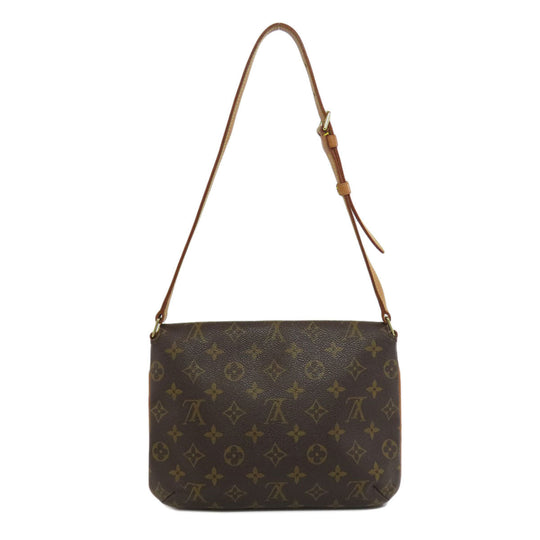 LOUIS VUITTON Shoulder Bag M51257 Monogram canvas Brown Musette tango short Women Used Authentic