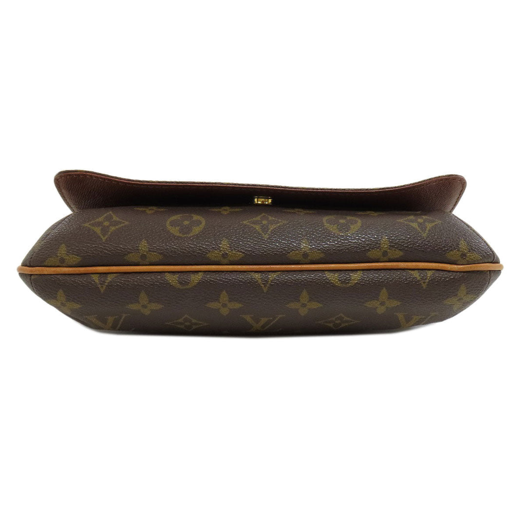 LOUIS VUITTON Shoulder Bag M51257 Monogram canvas Brown Musette tango short Women Used Authentic