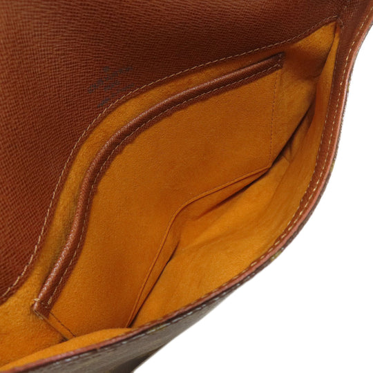 LOUIS VUITTON Shoulder Bag M51257 Monogram canvas Brown Musette tango short Women Used Authentic