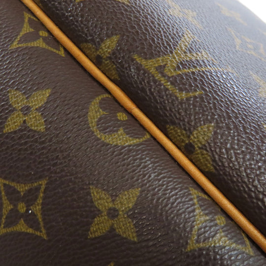 LOUIS VUITTON Handbag M41450 Monogram canvas Brown Excursion Women Used Authentic