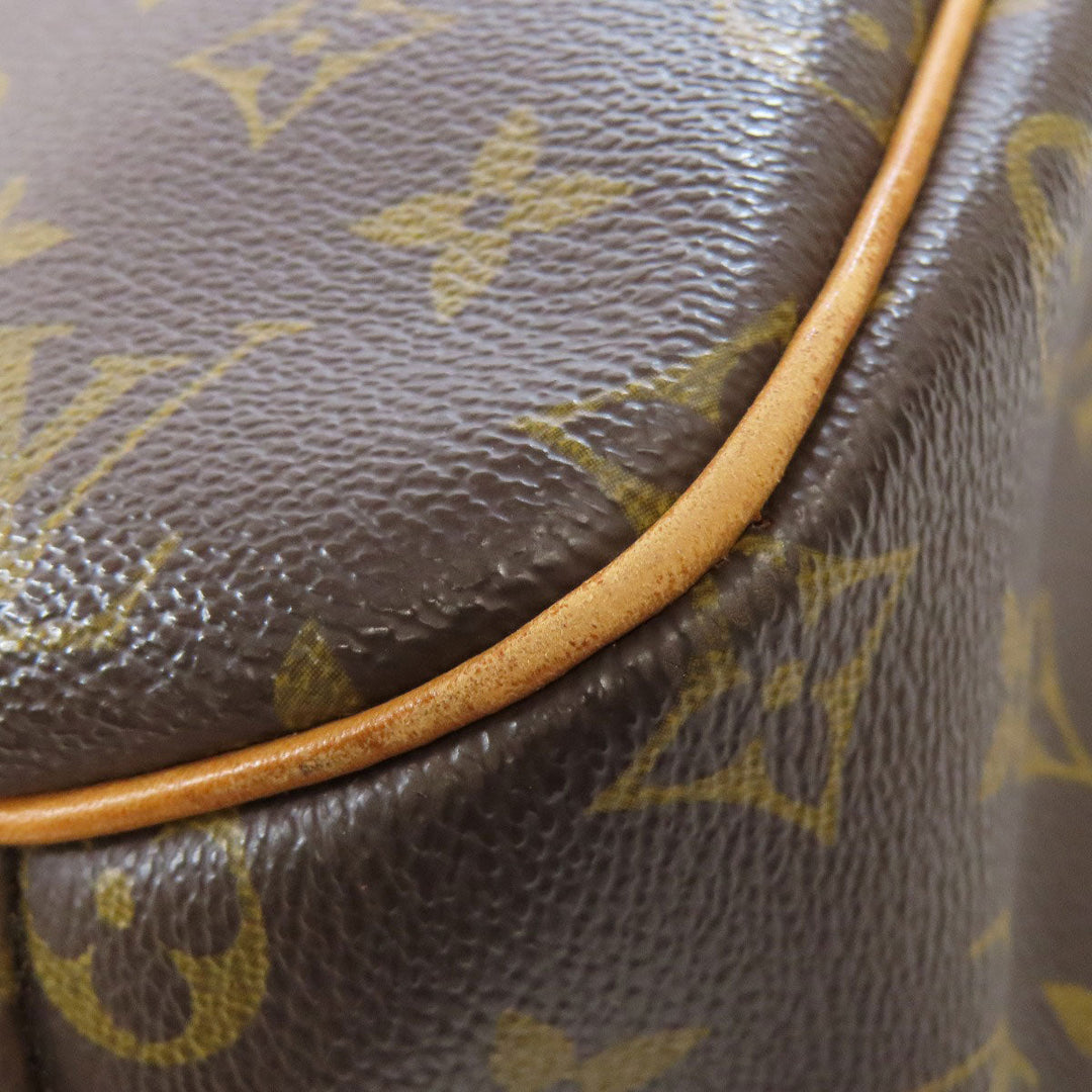 LOUIS VUITTON Handbag M41450 Monogram canvas Brown Excursion Women Used Authentic