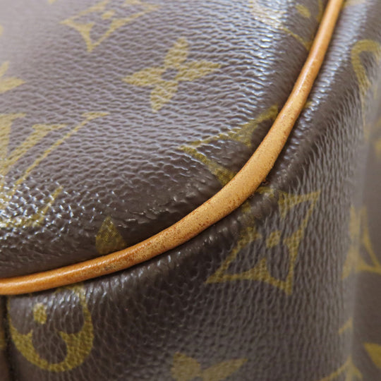LOUIS VUITTON Handbag M41450 Monogram canvas Brown Excursion Women Used Authentic