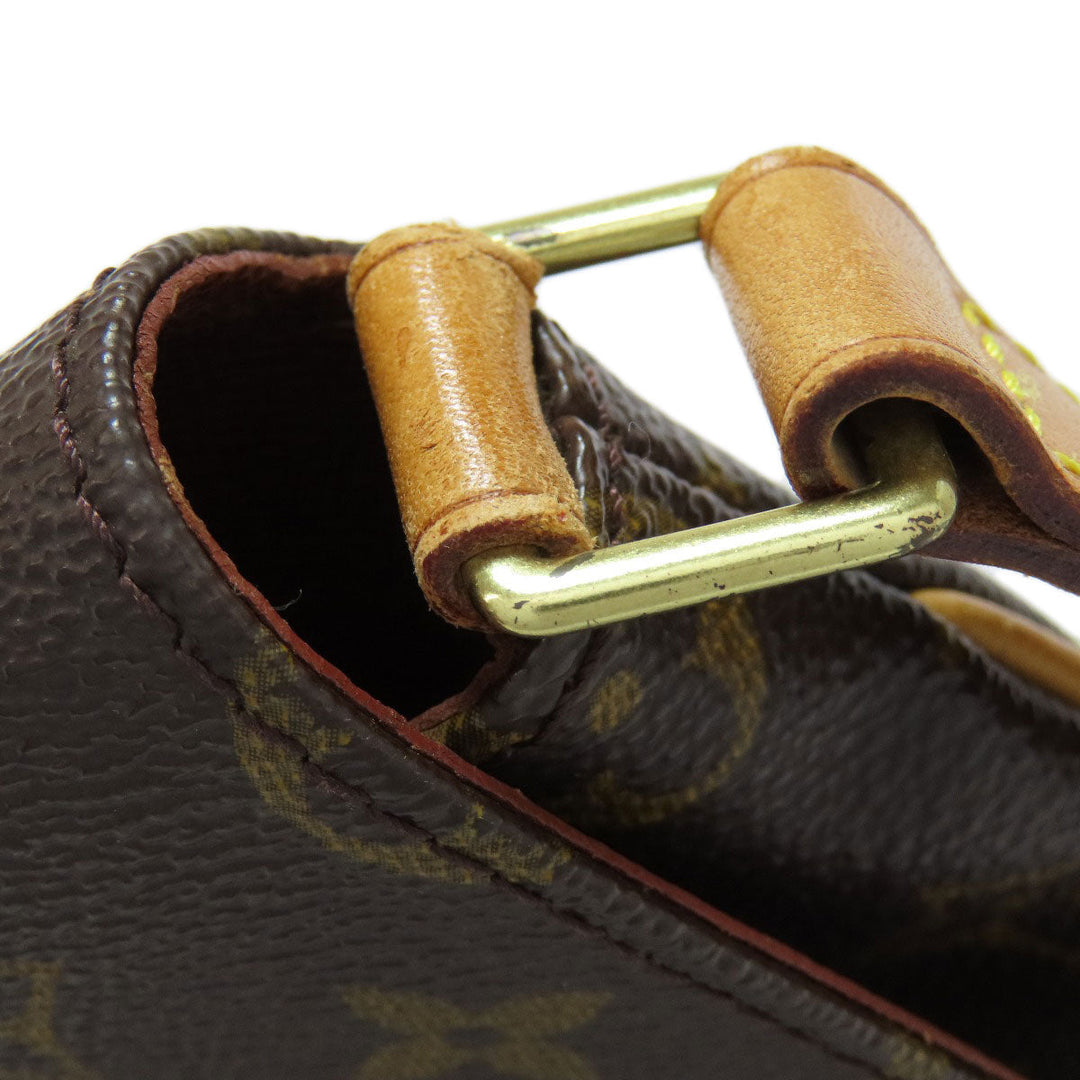 LOUIS VUITTON Shoulder Bag M51257 Monogram canvas Brown Musette tango short Women Used Authentic