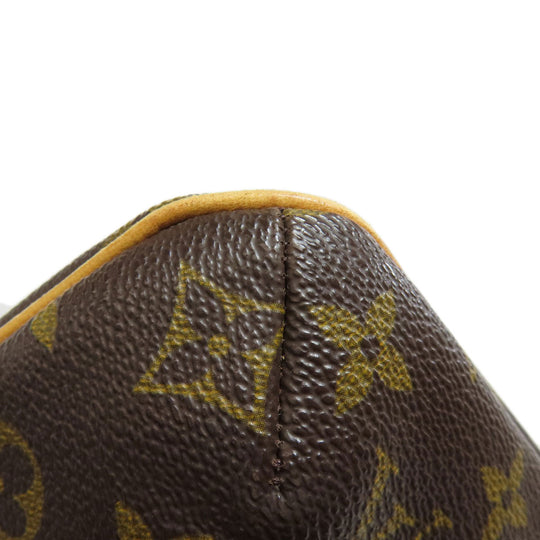 LOUIS VUITTON Shoulder Bag M51257 Monogram canvas Brown Musette tango short Women Used Authentic