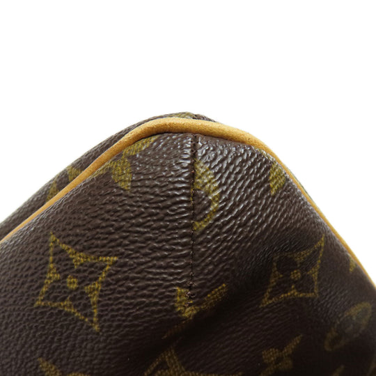 LOUIS VUITTON Shoulder Bag M51257 Monogram canvas Brown Musette tango short Women Used Authentic