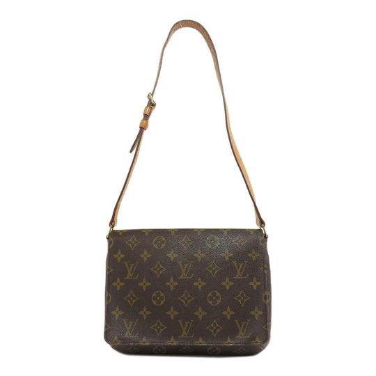 LOUIS VUITTON Shoulder Bag M51257 Monogram canvas Brown Musette tango short Women Used Authentic