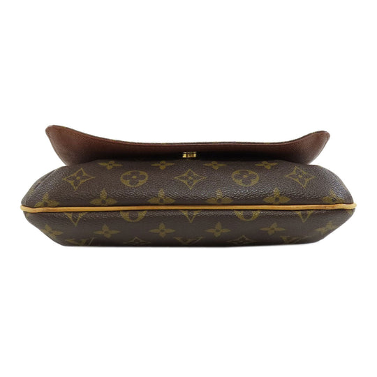 LOUIS VUITTON Shoulder Bag M51257 Monogram canvas Brown Musette tango short Women Used Authentic