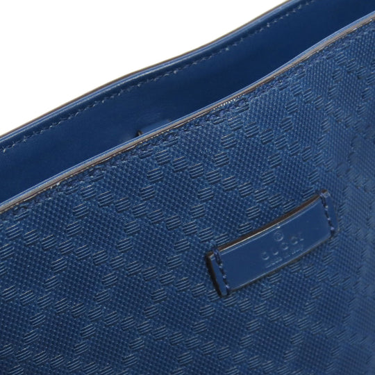 GUCCI Tote Bag 353397 leather blue Diamante Women Used Authentic