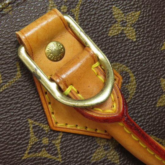 LOUIS VUITTON Handbag M51130 Monogram canvas Brown Alma Women Used Authentic