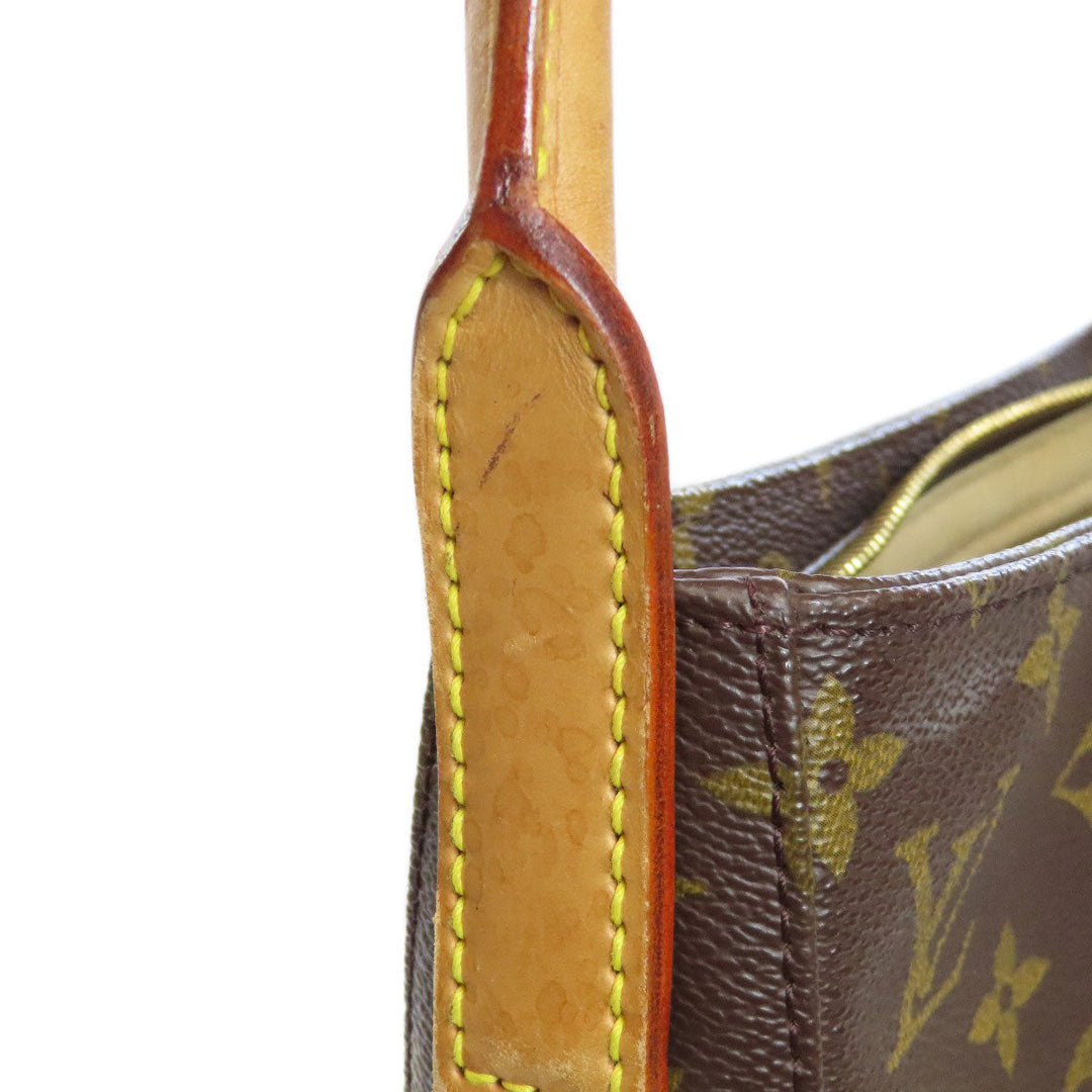 LOUIS VUITTON Tote Bag M51145 Monogram canvas Brown LoopingGM Women Used Authentic