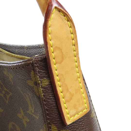 LOUIS VUITTON Tote Bag M51145 Monogram canvas Brown LoopingGM Women Used Authentic