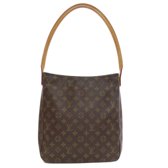 LOUIS VUITTON Tote Bag M51145 Monogram canvas Brown LoopingGM Women Used Authentic