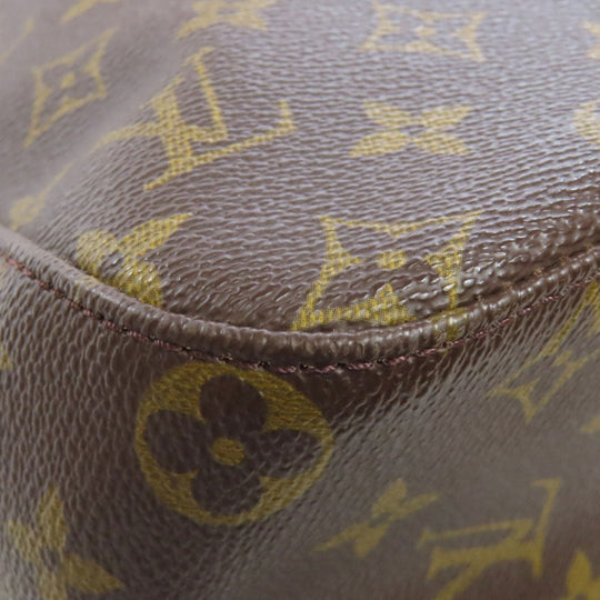 LOUIS VUITTON Tote Bag M51145 Monogram canvas Brown LoopingGM Women Used Authentic