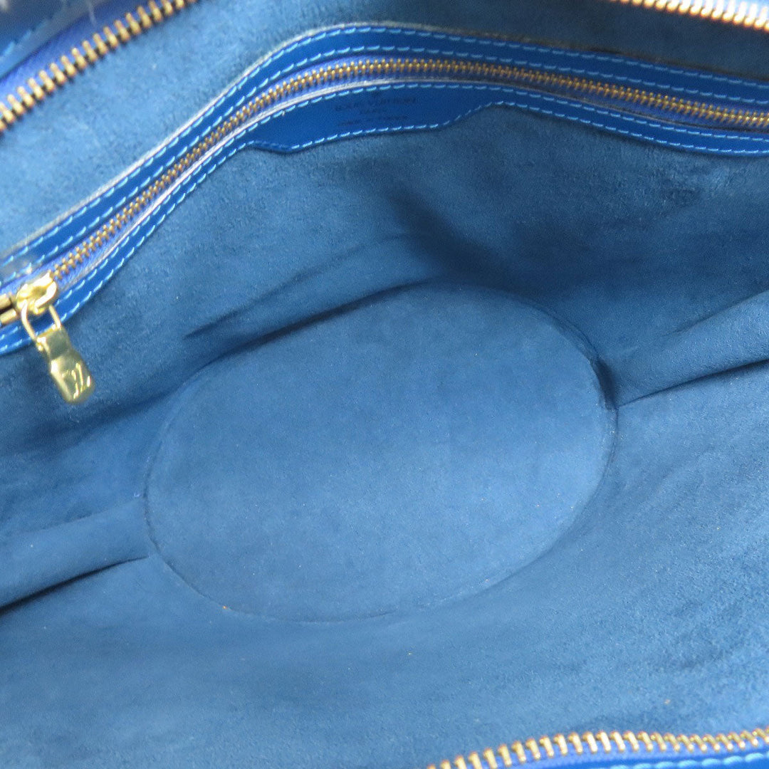 LOUIS VUITTON Tote Bag M52265 Epi blue Sun jack shopping Women Used Authentic