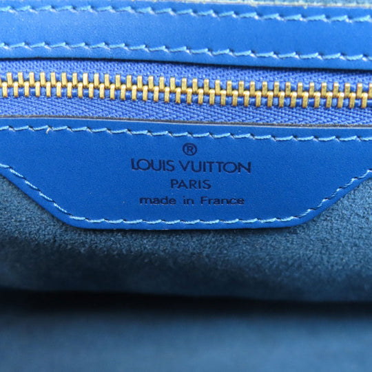 LOUIS VUITTON Tote Bag M52265 Epi blue Sun jack shopping Women Used Authentic