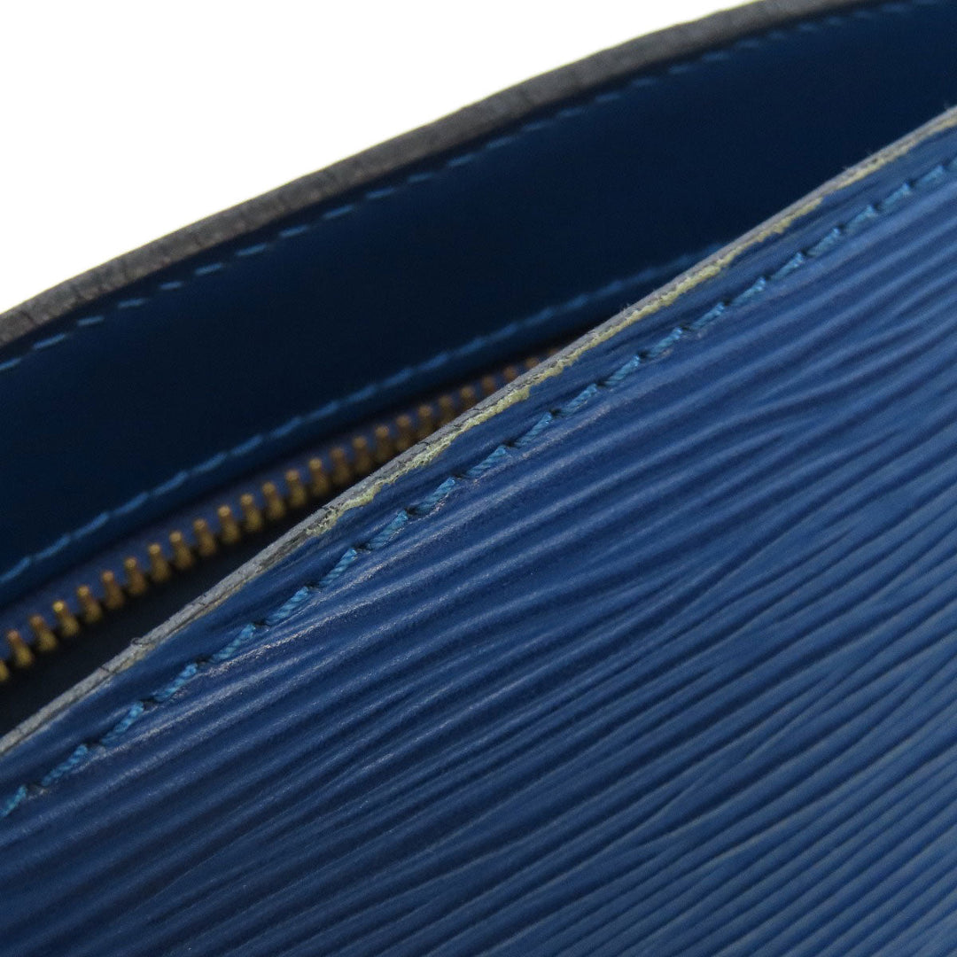 LOUIS VUITTON Tote Bag M52265 Epi blue Sun jack shopping Women Used Authentic