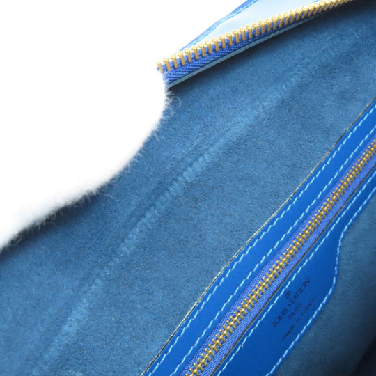 LOUIS VUITTON Tote Bag M52265 Epi blue Sun jack shopping Women Used Authentic