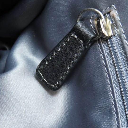 COACH Shoulder Bag F17798 canvas black Signature Women Used Authentic