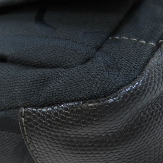 COACH Shoulder Bag F17798 canvas black Signature Women Used Authentic