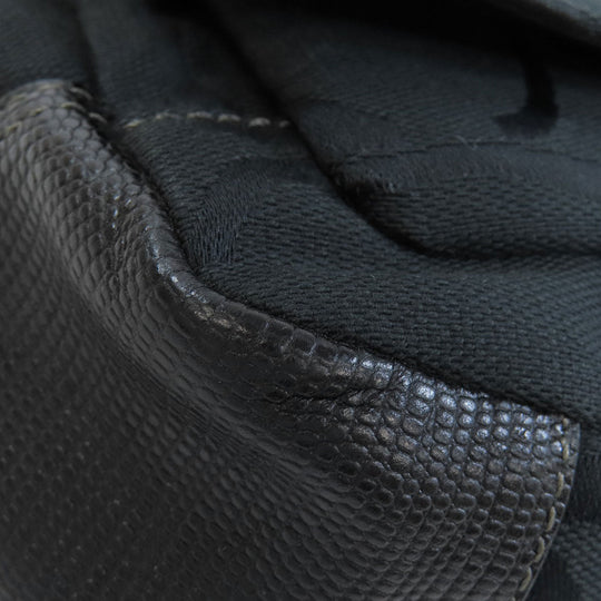 COACH Shoulder Bag F17798 canvas black Signature Women Used Authentic