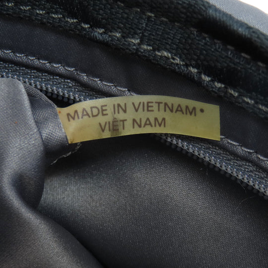 COACH Shoulder Bag F17798 canvas black Signature Women Used Authentic