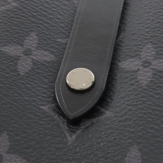 LOUIS VUITTON Shoulder strap M69534 Monogram Eclipse black Double phone pouch mens Used Authentic