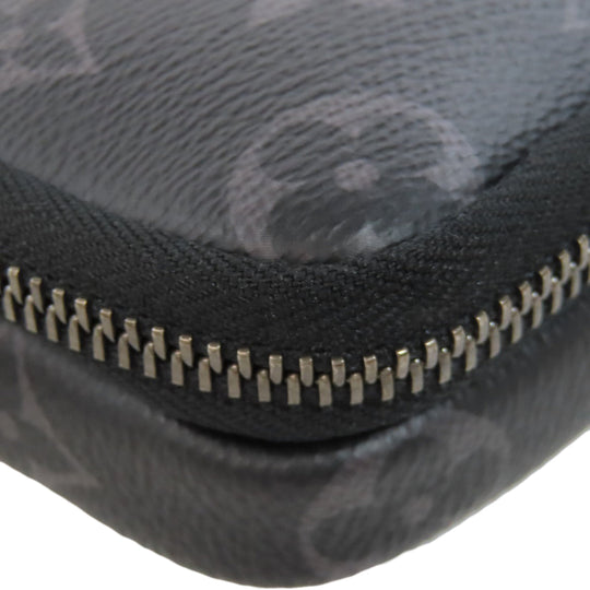 LOUIS VUITTON Shoulder strap M69534 Monogram Eclipse black Double phone pouch mens Used Authentic