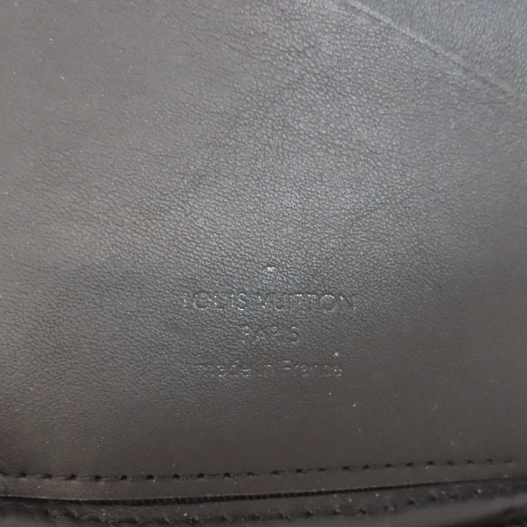 LOUIS VUITTON Shoulder strap M69534 Monogram Eclipse black Double phone pouch mens Used Authentic
