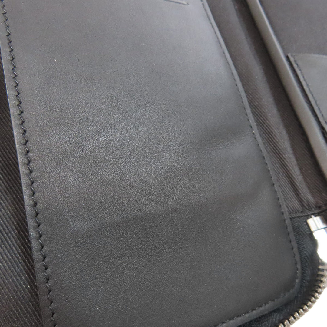 LOUIS VUITTON Shoulder strap M69534 Monogram Eclipse black Double phone pouch mens Used Authentic