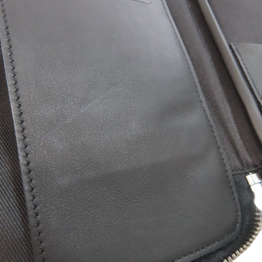 LOUIS VUITTON Shoulder strap M69534 Monogram Eclipse black Double phone pouch mens Used Authentic