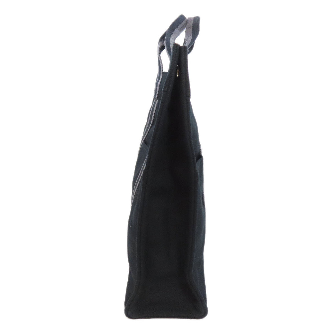 HERMES Tote Bag canvas black SackFool ToeMM Women Used Authentic