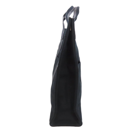 HERMES Tote Bag canvas black SackFool ToeMM Women Used Authentic
