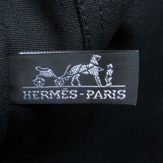 HERMES Tote Bag canvas black SackFool ToeMM Women Used Authentic