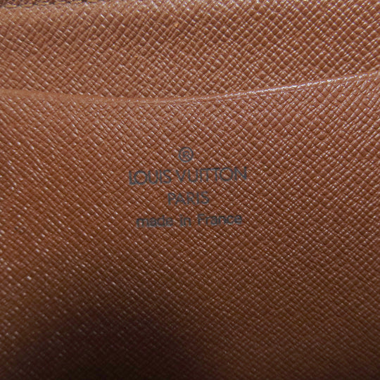 LOUIS VUITTON Long Wallet Purse M61727 Monogram canvas Brown Porto Monezup Women Used Authentic
