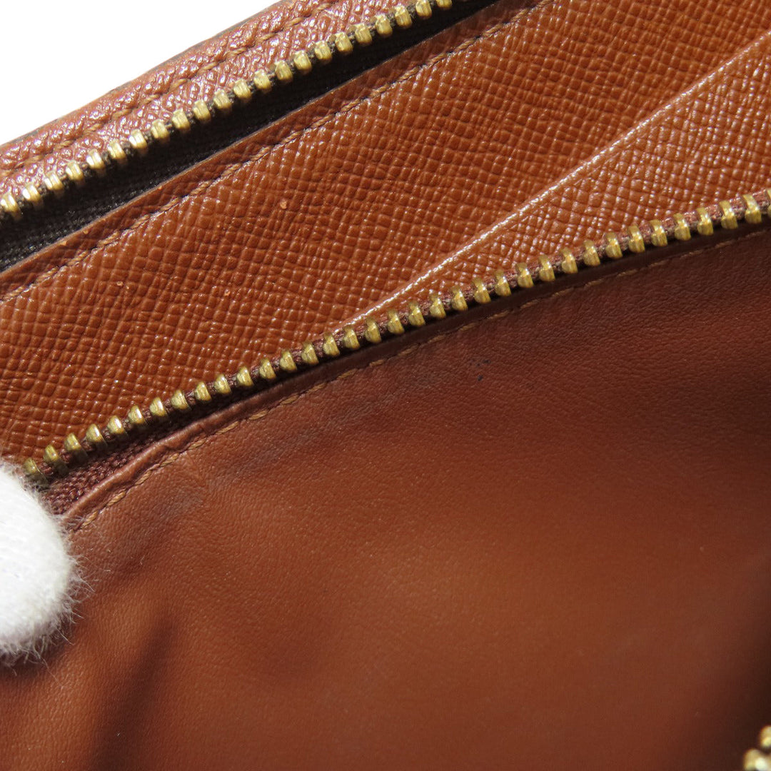 LOUIS VUITTON Long Wallet Purse M61727 Monogram canvas Brown Porto Monezup Women Used Authentic
