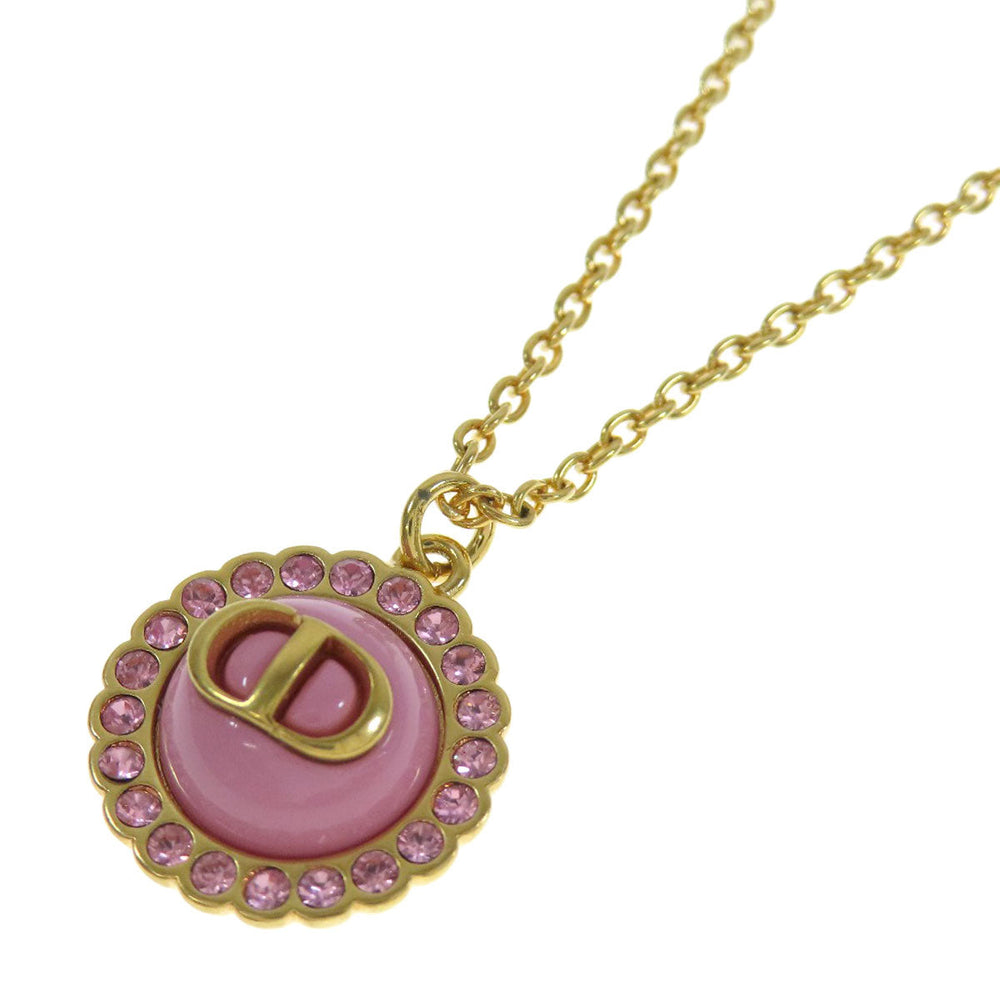 Christian Dior Necklace Gold Plated gold 2 piece set with bracelet Women Used Authentic