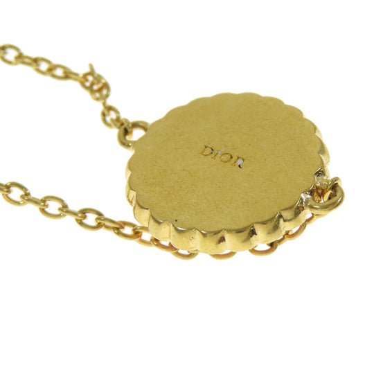 Christian Dior Necklace Gold Plated gold 2 piece set with bracelet Women Used Authentic