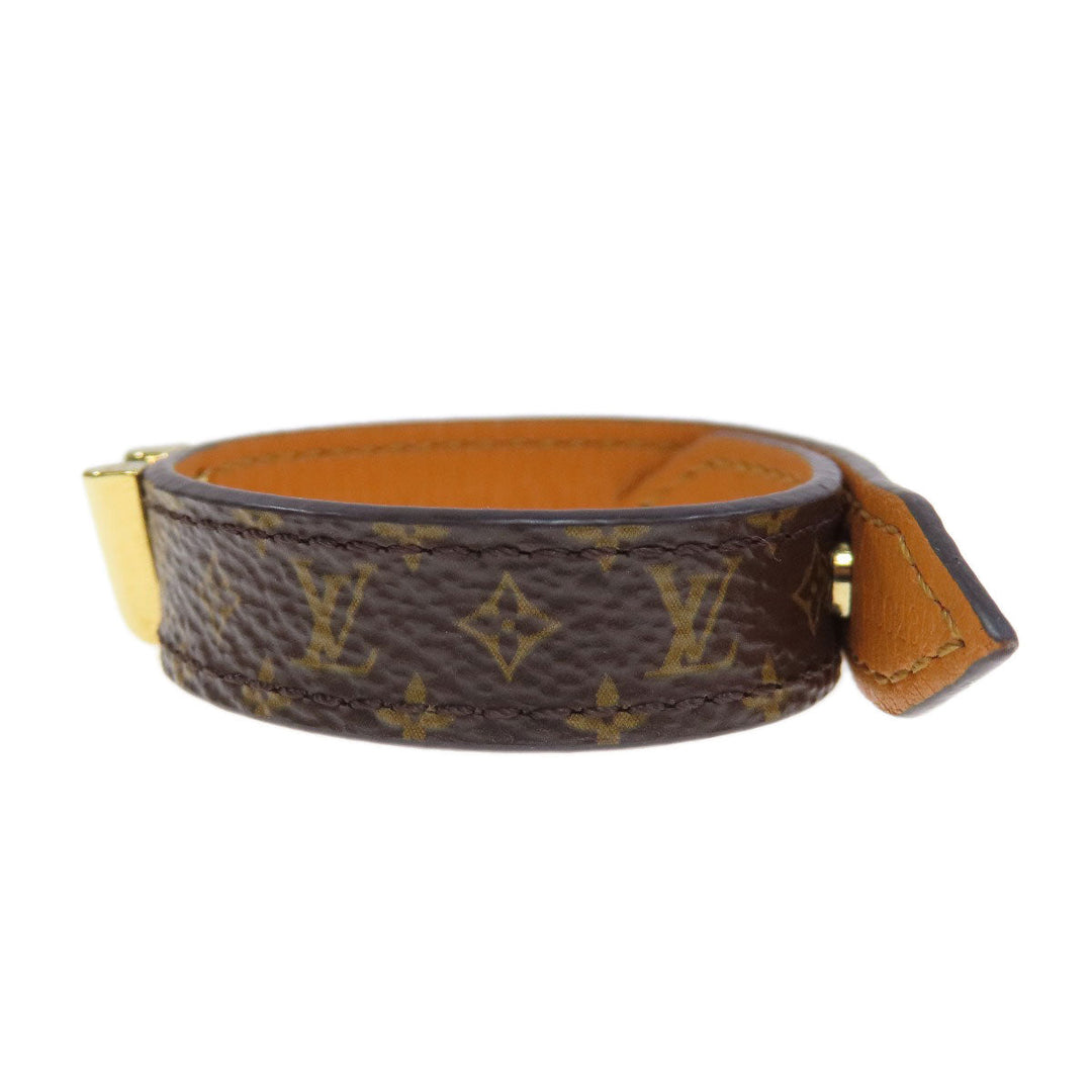 LOUIS VUITTON bracelet M6042 Monogram canvas Brown Essential V Women Used Authentic