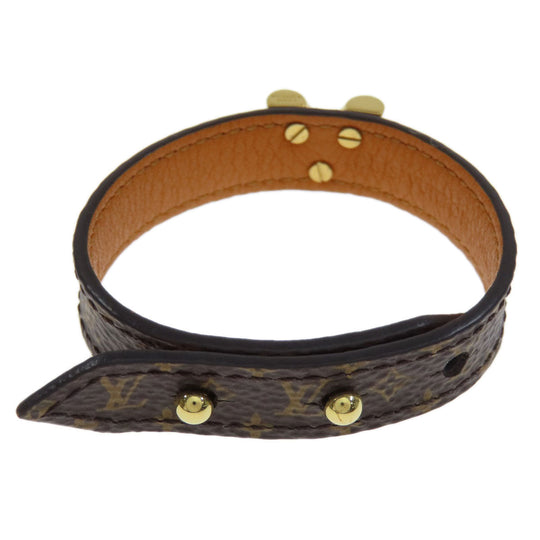 LOUIS VUITTON bracelet M6042 Monogram canvas Brown Essential V Women Used Authentic