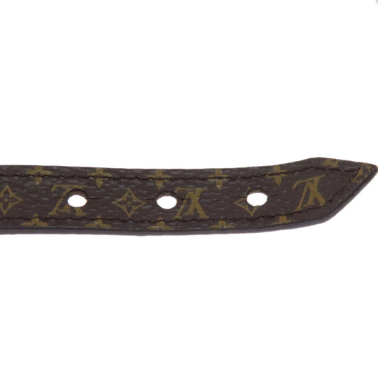 LOUIS VUITTON bracelet M6042 Monogram canvas Brown Essential V Women Used Authentic