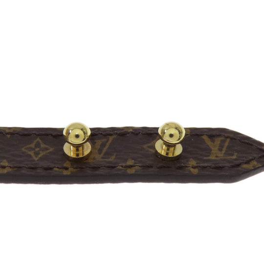 LOUIS VUITTON bracelet M6042 Monogram canvas Brown Essential V Women Used Authentic