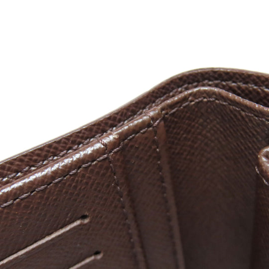 LOUIS VUITTON Bifold Wallet N61674 Damier canvas Brown Portefeuille Vienova