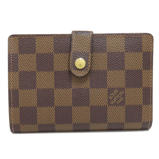 LOUIS VUITTON Bifold Wallet N61674 Damier canvas Brown Portefeuille Vienova