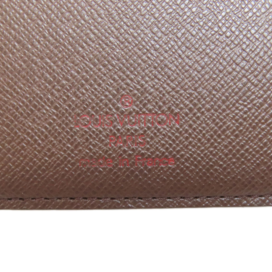LOUIS VUITTON Bifold Wallet N61674 Damier canvas Brown Portefeuille Vienova
