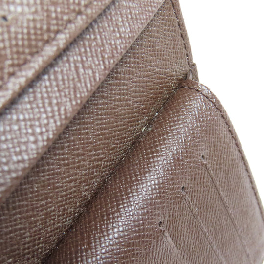 LOUIS VUITTON Bifold Wallet N61674 Damier canvas Brown Portefeuille Vienova